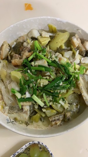 The practice measure of fish of pickled Chinese cabbage 2
