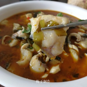 The practice measure of fish of pickled Chinese cabbage 15