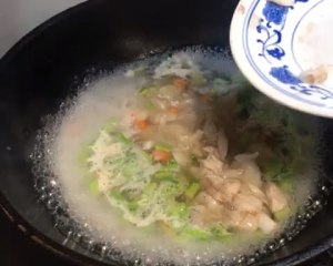  Zuo  fish (rice fish) the practice measure of a thick soup 4