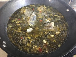 The practice measure of fish of pickled Chinese cabbage 17