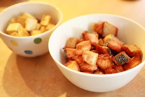 The practice measure of the bean curd of 3 article fish that stew 7