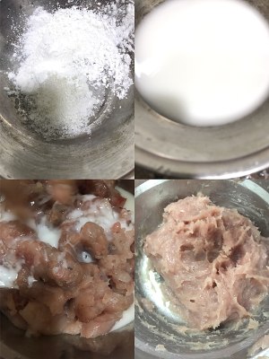 The practice measure of manual fish cake 2