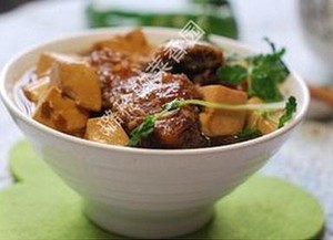 The practice measure of the piscine bean curd that stew 17