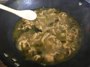 The practice measure of fish of pickled Chinese cabbage 21