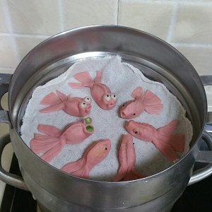 The practice measure of crystal fish dumpling 21