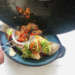 Steamed fish (all sorts of fish) practice measure 5