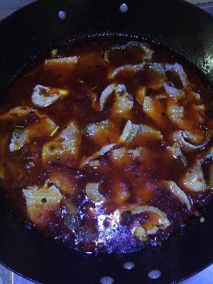The practice measure of fish of delicate chaffy dish 17