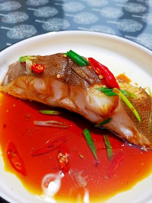The practice measure of steamed opium fish 10