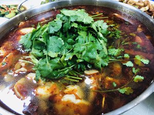 Piece elder sister - the practice measure of the fish of hemp hot water that boil 17