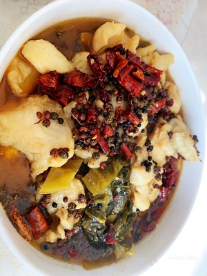 Fish of pickled Chinese cabbage (Ba Sha fish) practice measure 6