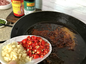 Fish of sauce of fresh sweet pork, annual and superabundant practice measure 4