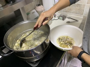 The practice measure of fish of pickled Chinese cabbage of the edition that drink boiling water 16