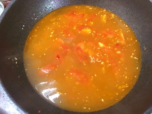 The practice measure of fish of especially cool tomato acerbity soup 15