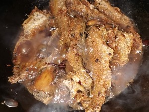 The practice measure of fish of small impurities of braise in soy sauce 9