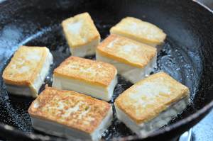 The practice measure of fish of bean curd stew 1