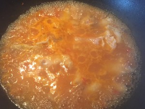 The practice measure of fish of tomato acerbity soup 7