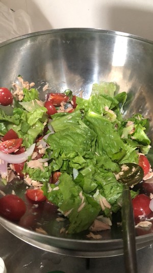 The practice measure of tuna cowpea salad 7