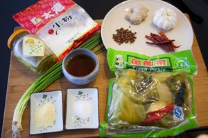 The practice measure of fish of pickled Chinese cabbage 2