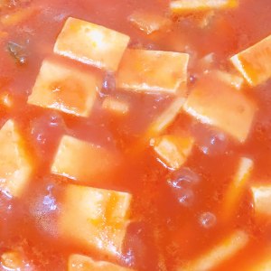 Tomato the practice measure of soup of bean curd of 3 article fish 4