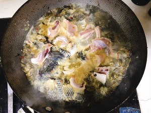 The practice measure of fish of quick worker pickled Chinese cabbage 3