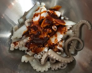 Han Shi is hot fry octopus (hot fry 8 ungual fish) practice measure 2