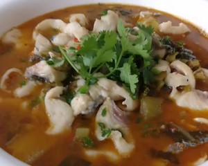The practice measure of fish of pickled Chinese cabbage 14