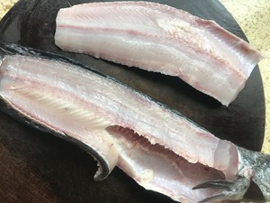 The practice measure of fish of boiler of boil in water for a while 2