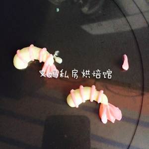 Fish of egg shelled fresh shrimps board face cake (cake of noodles eaten on one's birthday) practice measure 5