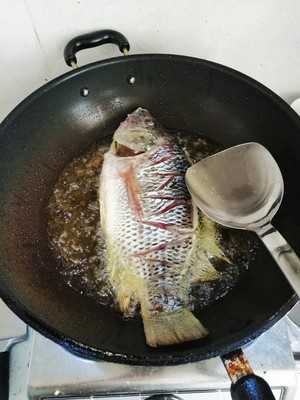 Fish of braise in soy sauce (rice killer series 4) practice measure 4
