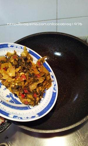 Fish of pickled Chinese cabbage (practice of the daily life of a family) practice measure 3