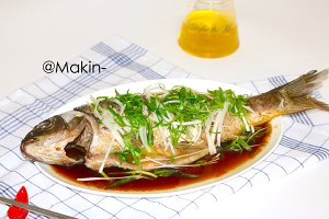 Steamed fish / apply to all sorts of fish (meal of the eve of the lunar New Year is necessary good food) the practice measure of @Makin- 10