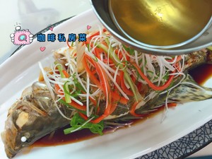 The practice measure of fish of steamed sweet-scented osmanthus 9