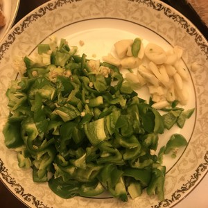 Green pepper fire bakes practice measure of the fish 2
