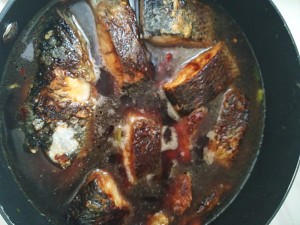 The practice measure of the red carbonado of my home 6