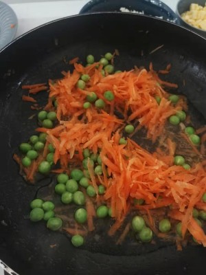 The practice measure that rice of cauliflower of 3 article fish fries a meal 4