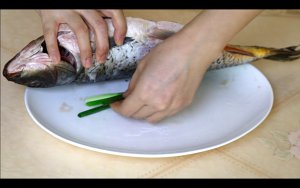 Steamed fish / apply to all sorts of fish (meal of the eve of the lunar New Year is necessary good food) the practice measure of @Makin- 2