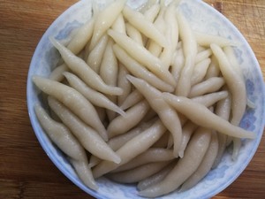 The practice measure of noodle of yam fish fish 5