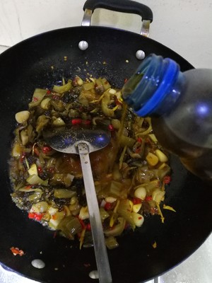 The practice measure of fish of pickled Chinese cabbage 9