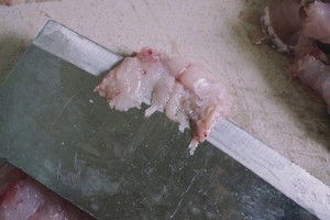 The practice measure of the fish of water of pickled Chinese cabbage that boil 11