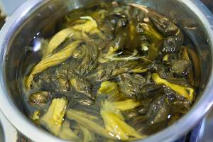 The practice measure of fish of pickled Chinese cabbage 3