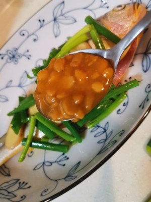 The practice measure of yellow croaker of evaporate of soya bean sauce 3