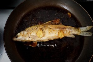 The practice measure of fish of braise in soy sauce of the daily life of a family 4