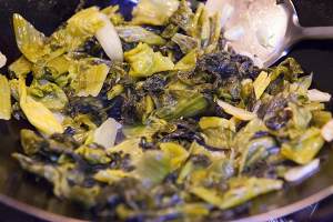The practice measure of fish of pickled Chinese cabbage 10