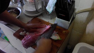 The practice measure of stone boiler fish 2