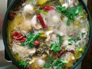 The practice measure of fish of pickled Chinese cabbage 7