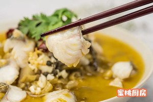 The practice measure of fish of pickled Chinese cabbage 15
