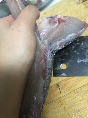Piece fish of pickled Chinese cabbage of the fish of piscine ～ water that boil coils the tutorial of slices of fish meat that coil, 