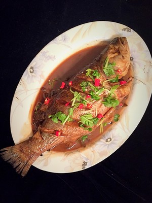 The practice measure of fish of beer of the fish of the daily life of a family that stew 5