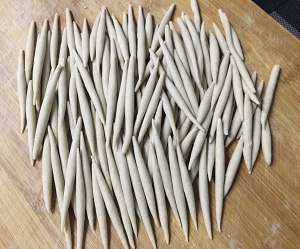 The practice measure of fish of fish of thin bamboo face 3