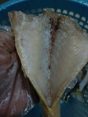 Steamed yellow croaker of the child (which to eat to was not pricked) practice measure 3